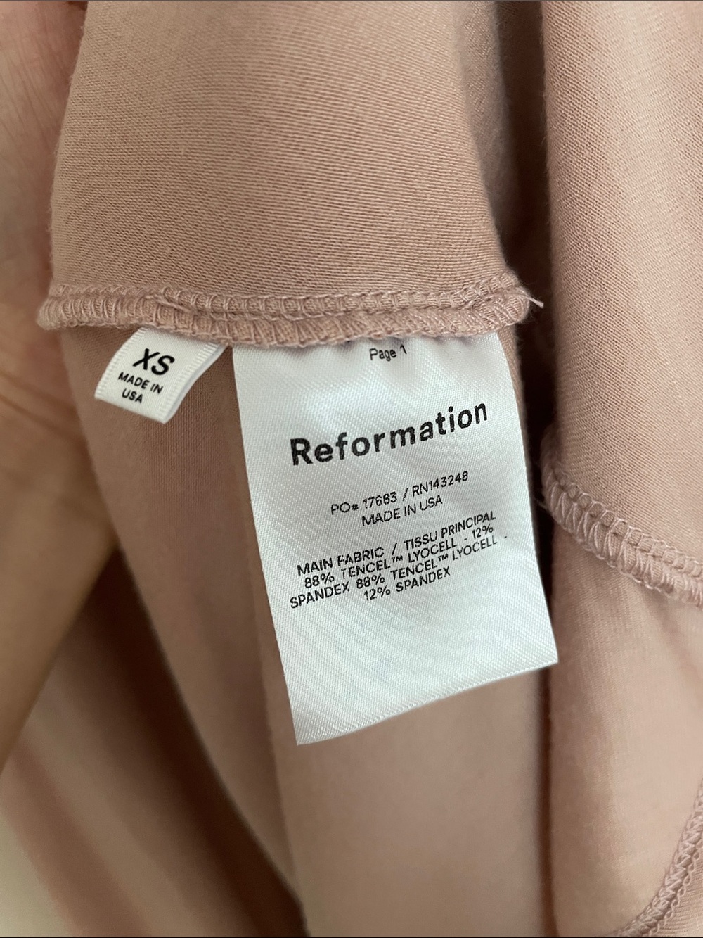 REFORMATION Rou knit dress xs - Picture 6 of 8
